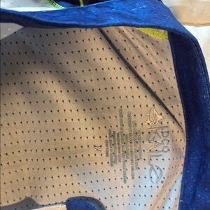 Blue and white sunscreen jersey